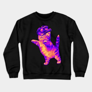 Cowboy Cat Crewneck Sweatshirt